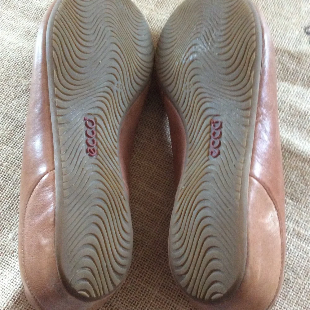 Ecco Slip-on Ballet Flats, Sz Euro 40, Sz 9